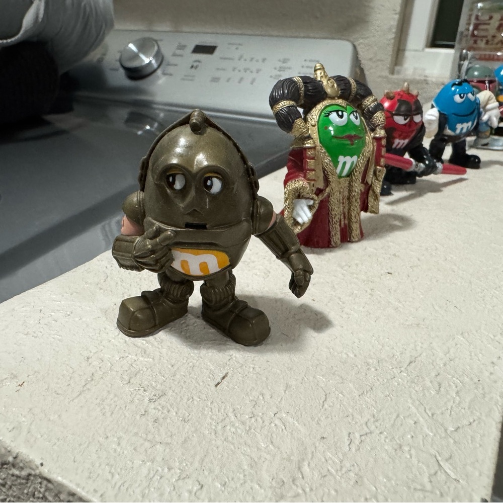 M&M's Star Wars Character Toy Set - Green, Red, Brown